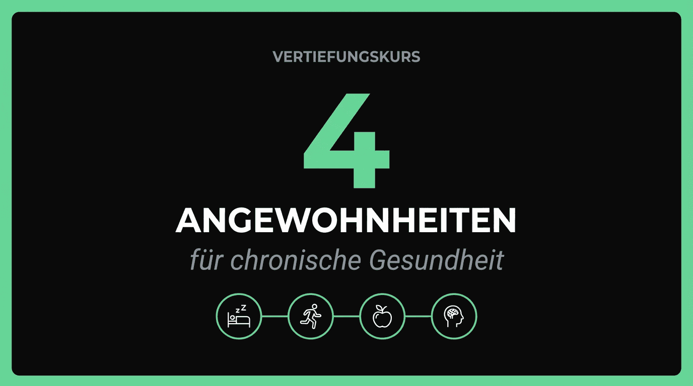4 Angewohnheiten